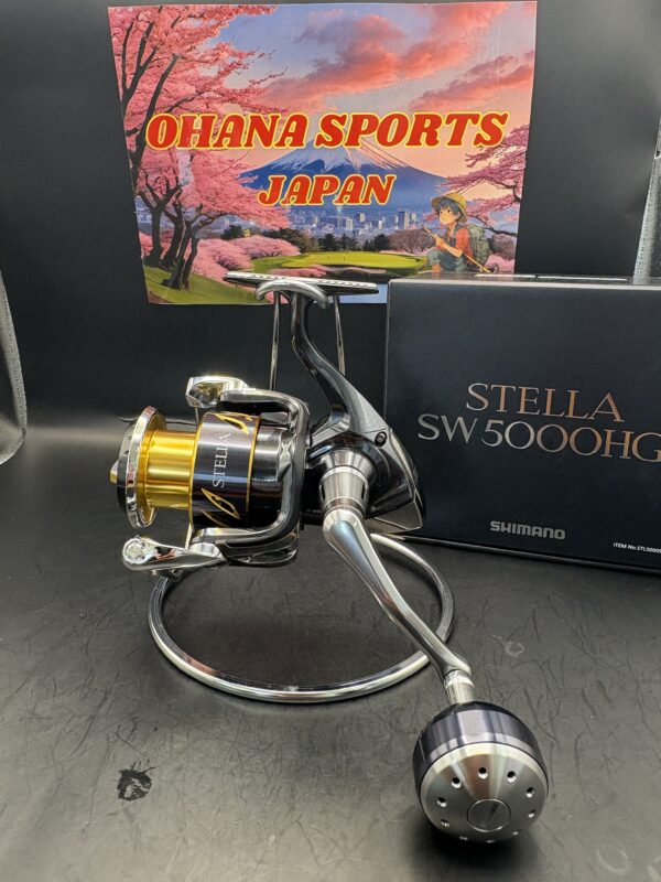 Shimano 13 STELLA SW 5000HG Spinning Used With Box Rank A