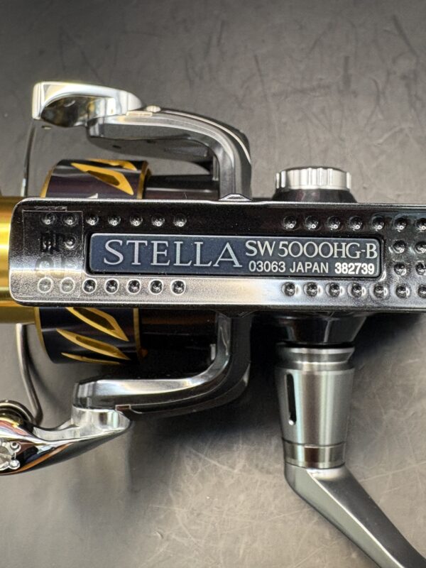 Shimano 13 STELLA SW 5000HG Spinning Used With Box Rank A - Image 10