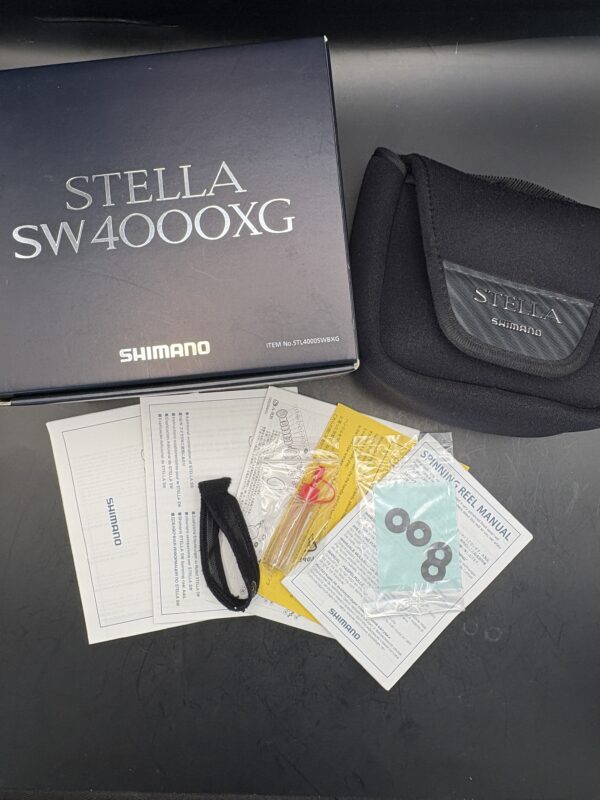 Shimano 13 STELLA SW 4000XG Spinning Used With Box Rank A - Image 3