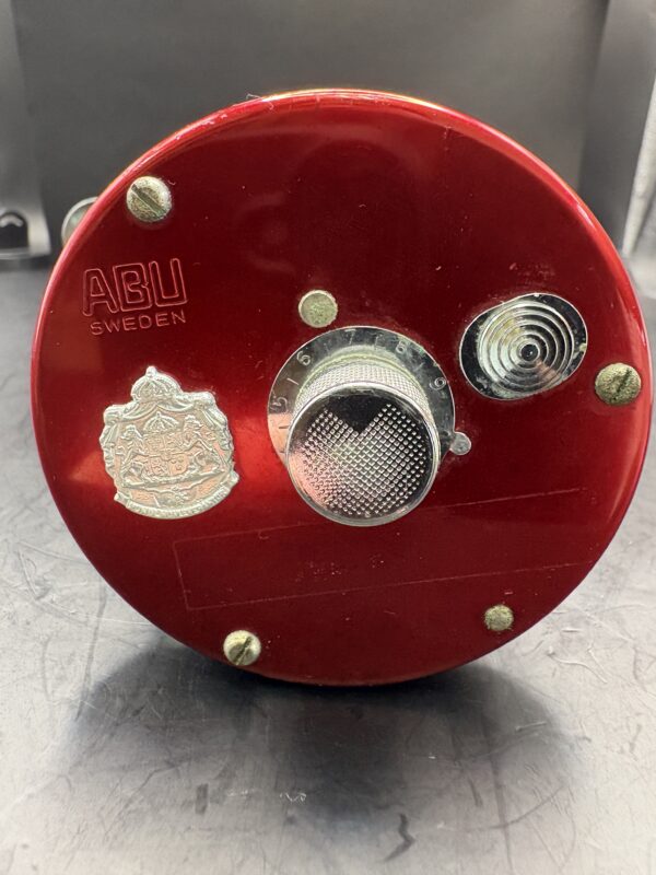 Abu Garcia Ambassadeur 7000 Red Baitcasting Reel Used Without Box Rank C - Image 2