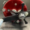 Abu Garcia Ambassadeur 7000 Red Baitcasting Reel Used Without Box Rank C - Image 3