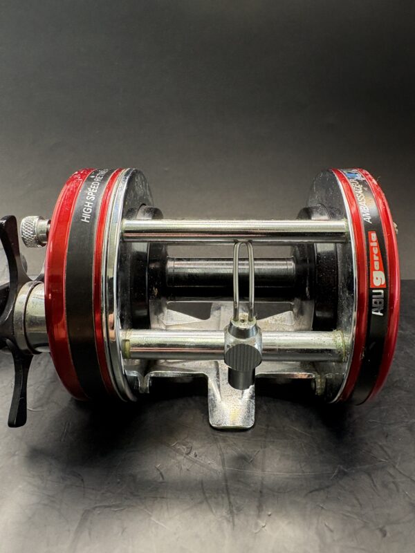 Abu Garcia Ambassadeur 7000 Red Baitcasting Reel Used Without Box Rank C - Image 4