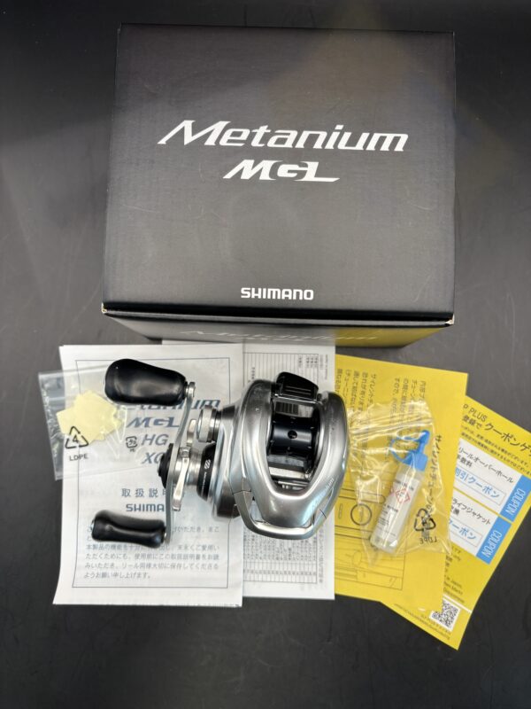 Shimano 16 Metanium MGL Baitcasting Right Handle Used With Box Rank C - Image 9