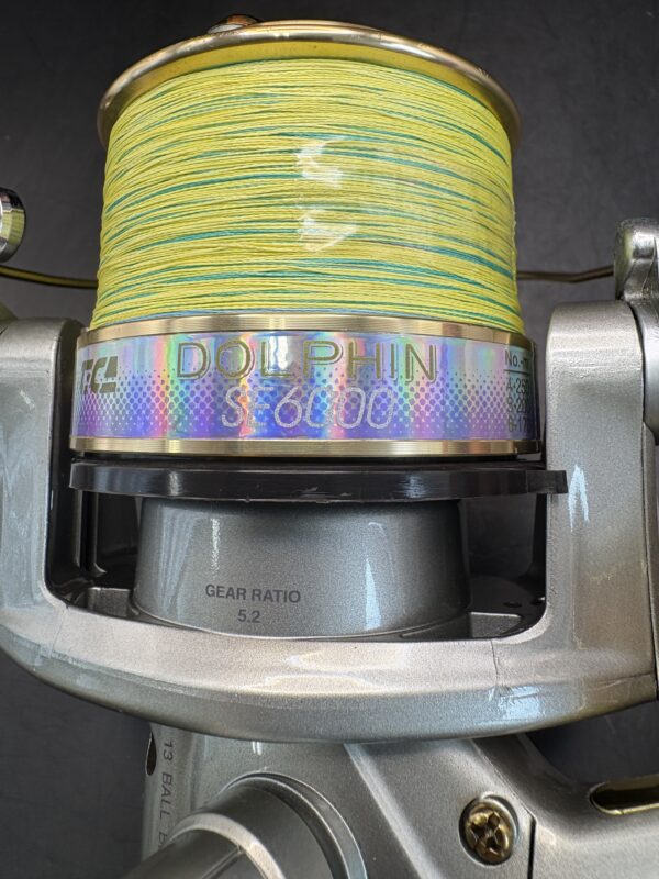 Tica DOLPHIN SE 6000 Spinning Reel Used Without Box Rank C - Image 9