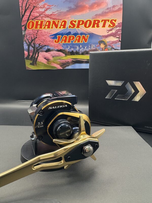 Daiwa 21 SALTIGA IC 300H-SJ Baitcasting Right Used With Box Rank A