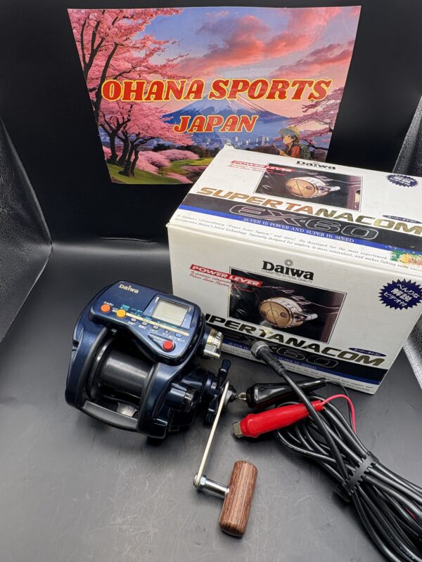 Daiwa SUPER TANACOM EX-60 Electric Reel Used with cable Rank C